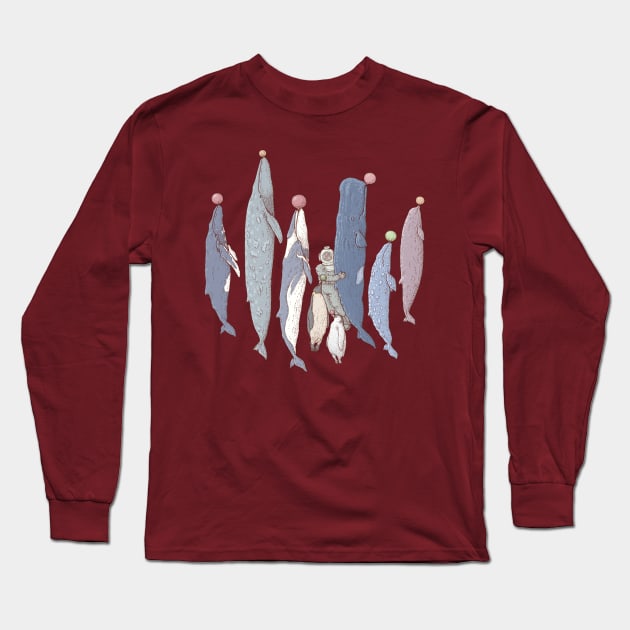 Sleepwalking sea Long Sleeve T-Shirt by makapa